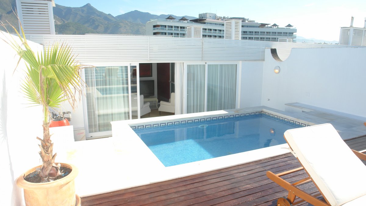 Marina Mariola Marbella, Penthouse 3 Bedrooms Duplex Apartment with Private Pool.